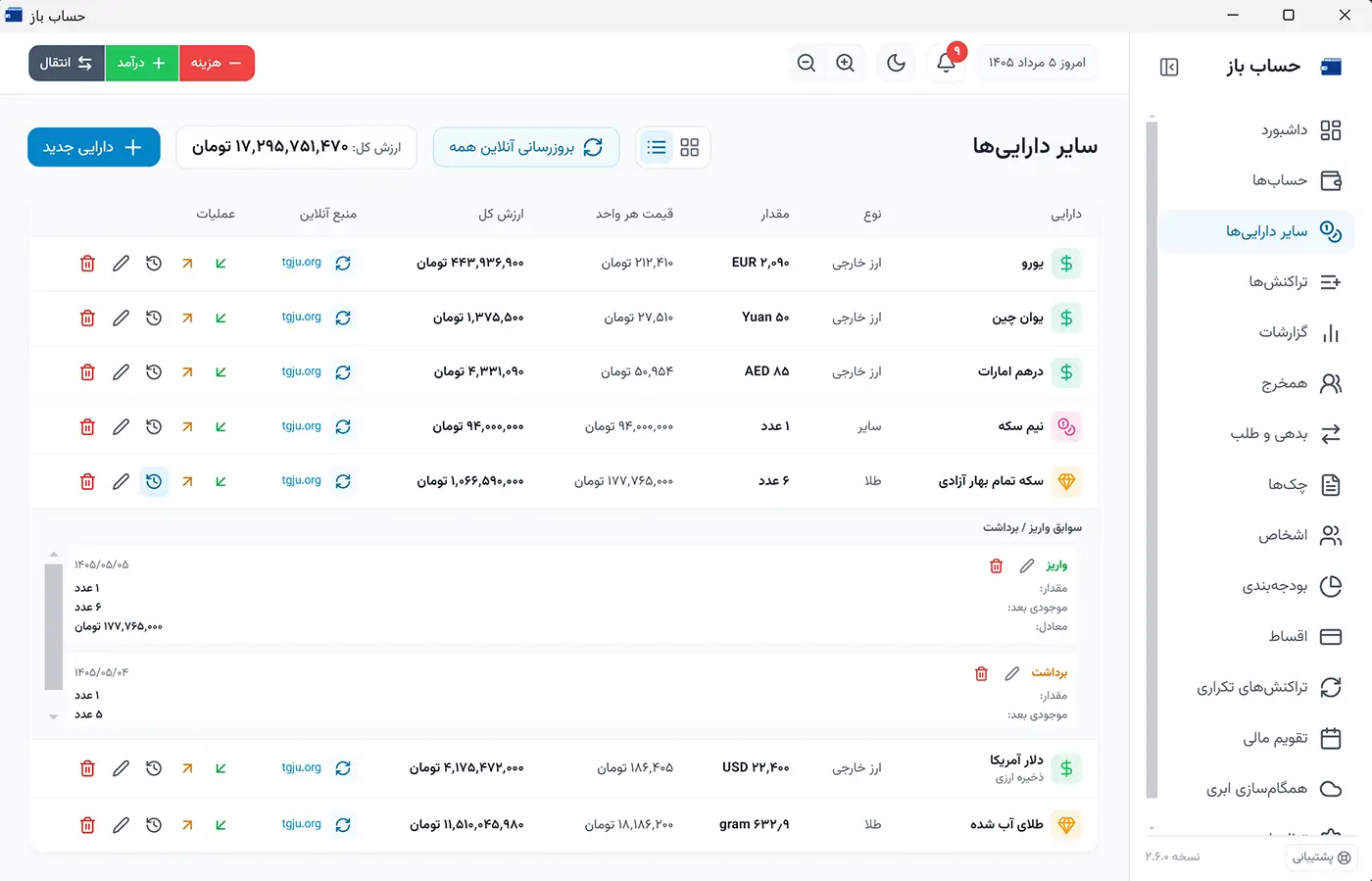 سایر دارایی ها